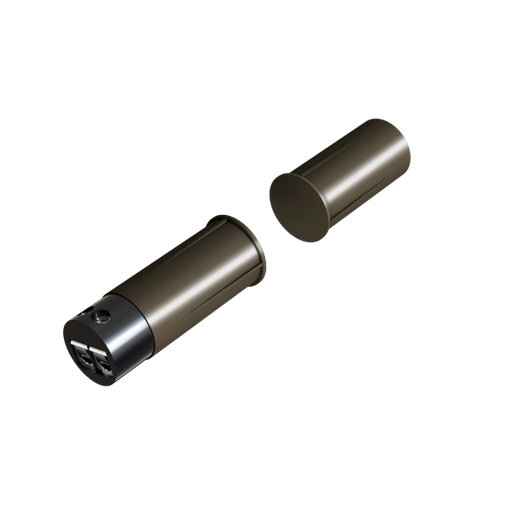 [ZEZACWDF1B] Zennio Inbouw magneetcontact (Bruin)