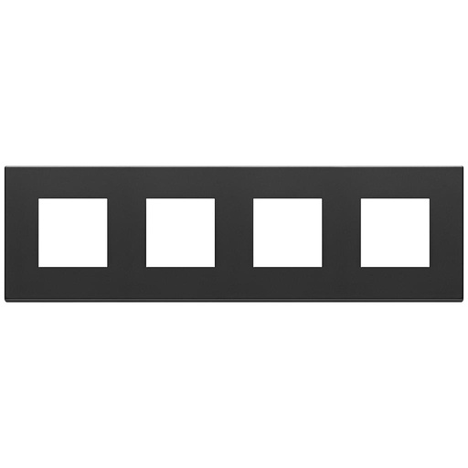 [VI22669.03] Vimar Eikon Exé - Plaque de Recouvrement 6M - 2+2+2+2x71 (Métal - Anthracite)