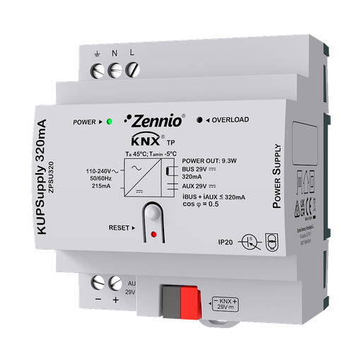 [ZEZPSU320] Zennio KUPSupply 320mA