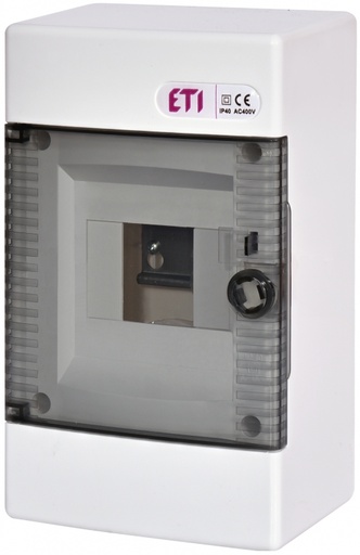 [ET1100140] ETI DIDO - Boite à fusibles ECT4PT (Porte transparente)