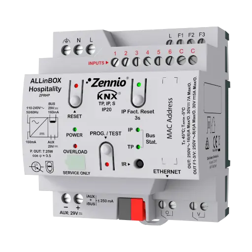 [ZEZPRHP] Zennio ALLinBOX Hospitality