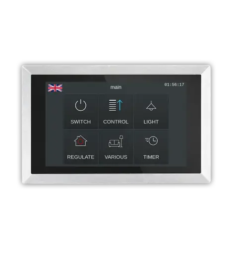 [AR22414103] Arcus-EDS Touch_IT AC4 - 4,3" (Aluminium, geborsteld geannodiseerd- zilver)