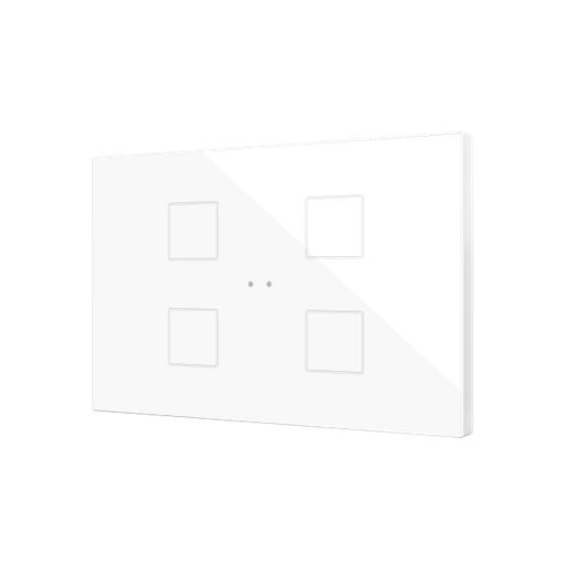 [ZEZVIFXLX4W] Zennio Flat XL X4 (Wit)
