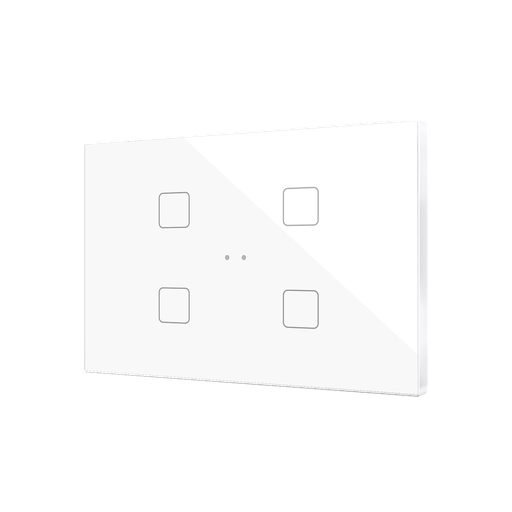 [ZEZVIFXLX4W] Zennio Flat XL X4 (Wit)