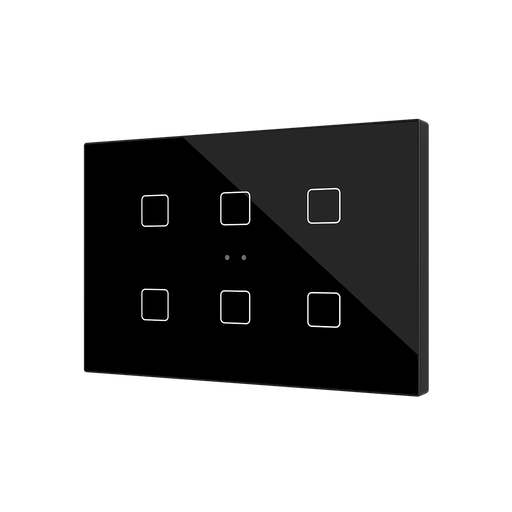 [ZEZVIFXLX6A] Zennio Flat XL X6 (Antraciet)
