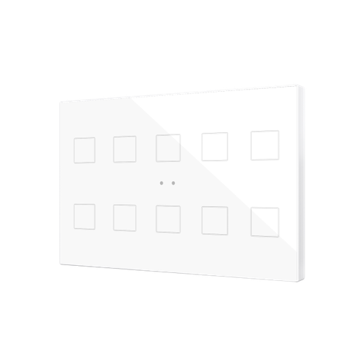 [ZEZVIFXLX10W] Zennio Flat XL X10 (Blanc)