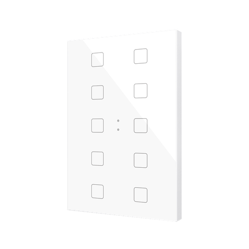 [ZEZVIFXLX10W] Zennio Flat XL X10 (Blanc)