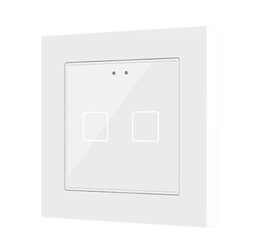[ZEZVIF55X2V2W] Zennio Flat 55 X2 v2 (Wit)