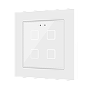 [ZEZVIF55X4V2W] Zennio Flat 55 X4 v2 (Wit)