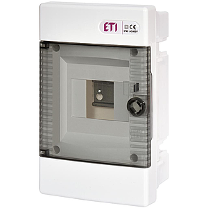 ETI DIDO - Inbouwverdeelkast ECM4PT (Transparante deur)