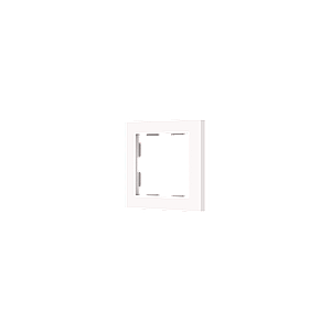 Zennio ZS55. Cadre - 1 module (Blanc, mat)