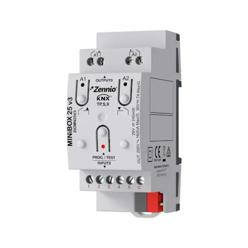 [ZEZIOMN25V3] Zennio MINiBOX 25 v3
