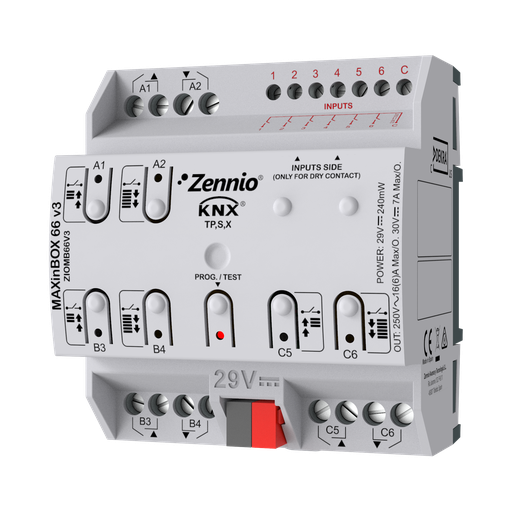 [ZEZIOMB66V3] Zennio MAXinBOX 66 v3