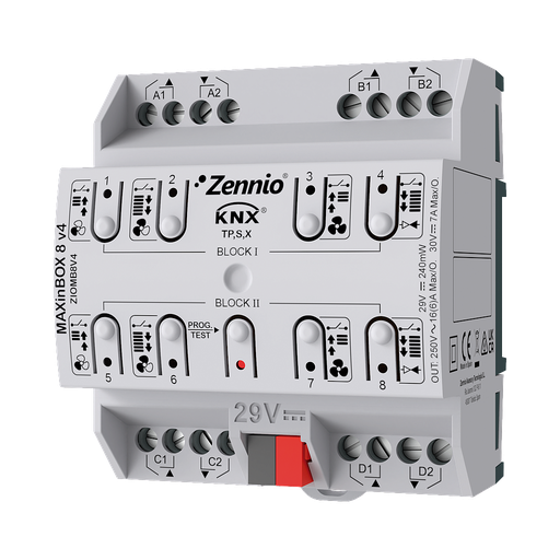 [ZEZIOMB8V4] Zennio MAXinBOX 8 v4