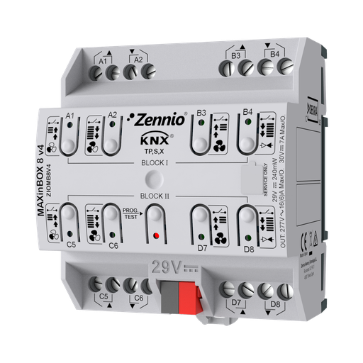 [ZEZIOMB8V4] Zennio MAXinBOX8 v4