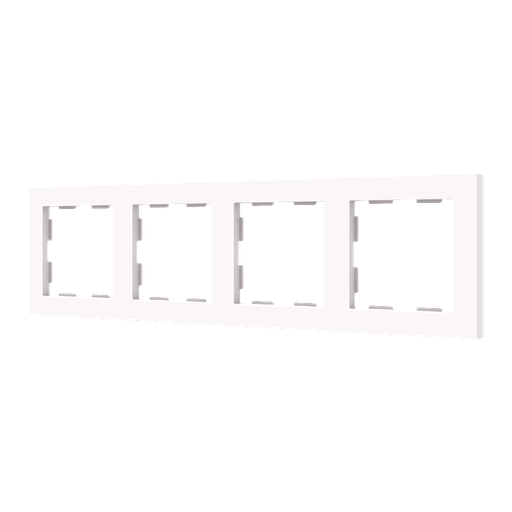 [ZE980000409] Zennio ZS55 - Cadre 4M (blanc mat)