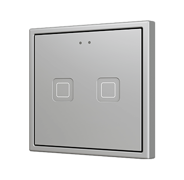 [ZEZVIT70X2S] Zennio Tecla 70 X2 (Zilver)