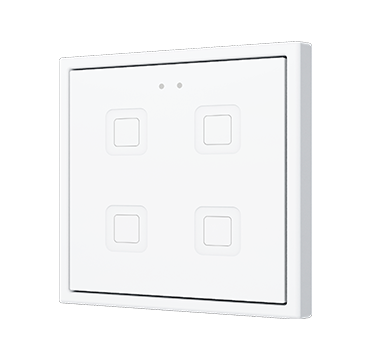 [ZEZVIT70X4W] Zennio Tecla 70 X4 (Wit)