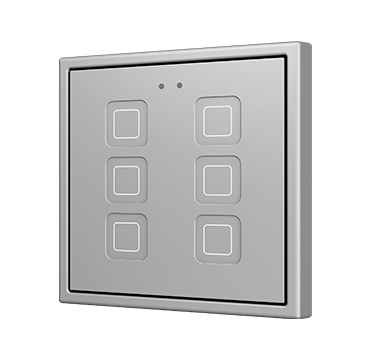 [ZEZVIT70X6S] Zennio Tecla 70 X6 (Zilver)