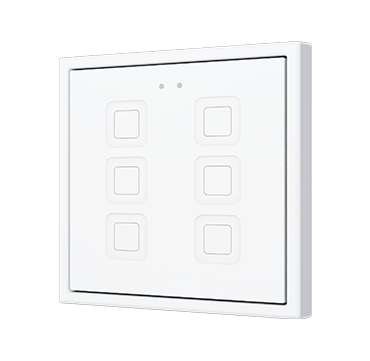 [ZEZVIT70X6W] Zennio Tecla 70 X6 (Wit)