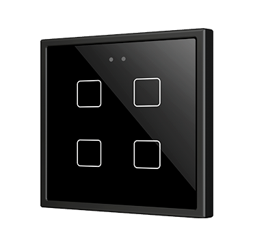 [ZEZVIF70X4A] Zennio Flat 70 X4 (Antraciet)