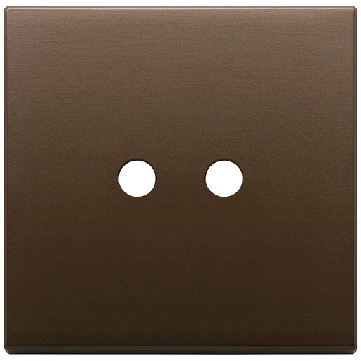 [VI22682.RN.2.12] Vimar Eikon Exé Tondo - Plaque de recouvrement 2Mx2 (Bronze brossé)
