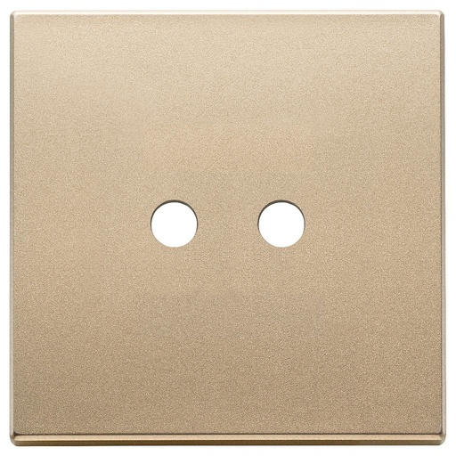 [VI22682.RN.2.88] Vimar Eikon Exé Tondo - Plaque de recouvrement 2Mx2 (Or satiné)