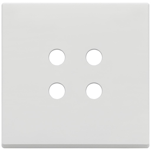 [VI22692.RN.01] Vimar Eikon Exé Tondo - Plaque de recouvrement 2Mx4 (blanc mat)