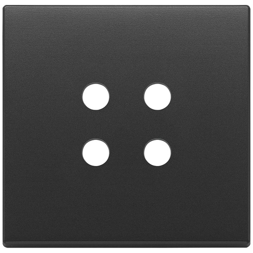 [VI22692.RN.03] Vimar Eikon Exé Tondo - Plaque de recouvrement 2Mx4 (Anthracite)