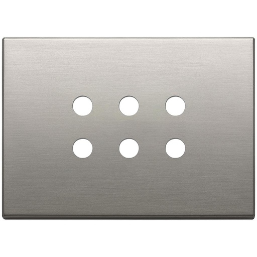 [VI22693.RN.11] Vimar Eikon Exé Tondo - Plaque de recouvrement 3Mx6 (Bronze nickelé)