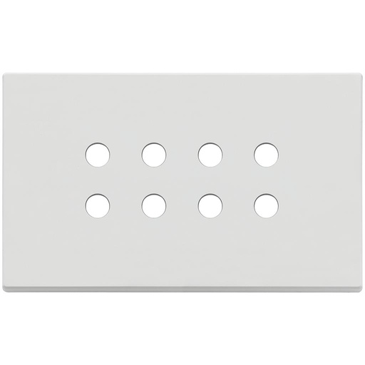 [VI22694.RN.01] Vimar Eikon Exé Tondo - Plaque de recouvrement 4Mx8 (blanc mat)