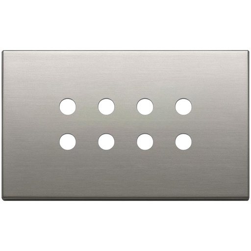 [VI22694.RN.11] Vimar Eikon Exé Tondo - Plaque de recouvrement 4Mx8 (Bronze nickelé)