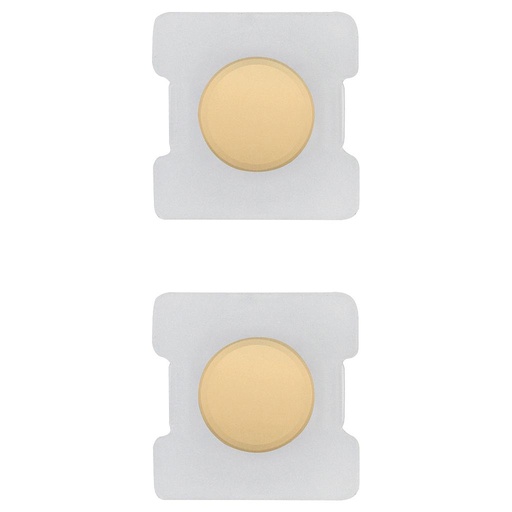 [VI22751.RN.82] Vimar Eikon Exé Tondo HA - 2 Bouton-poussoirs éclairables (Or)