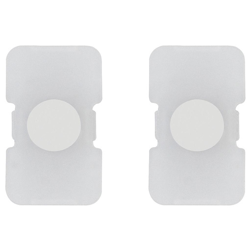 [VI22761.RN.01] Vimar Eikon Exé Tondo - 2 Bouton-poussoirs éclairables (Blanc)