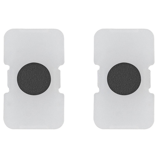 [VI22761.RN.03] Vimar Eikon Exé Tondo - 2 Bouton-poussoirs éclairables (Gris)