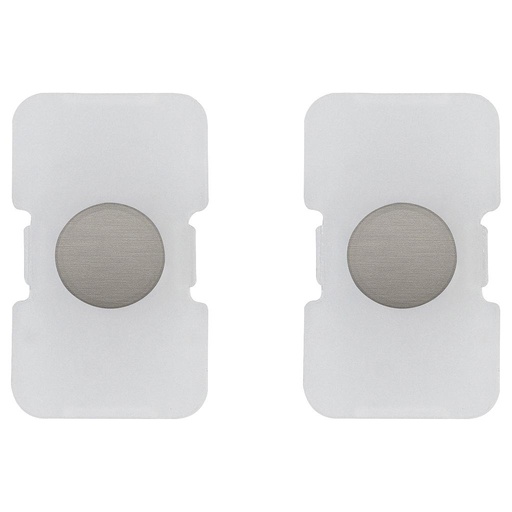 [VI22761.RN.11] Vimar Eikon Exé Tondo - 2 Bouton-poussoirs éclairables (Nickel)