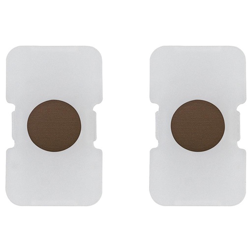 [VI22761.RN.12] Vimar Eikon Exé Tondo - 2 Bouton-poussoirs éclairables (Brons)