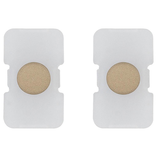 [VI22761.RN.88] Vimar Eikon Exé Tondo - 2 Bouton-poussoirs éclairables (Or satiné)