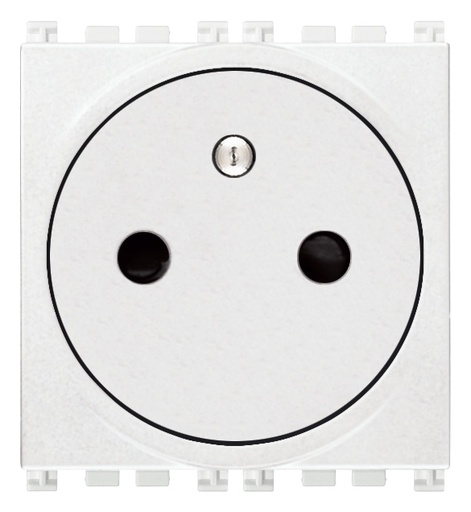 [VI19212.FL.FX.B] Vimar Arké Flat - 2P+E16A Penaarde stopcontact SICURY (wit)