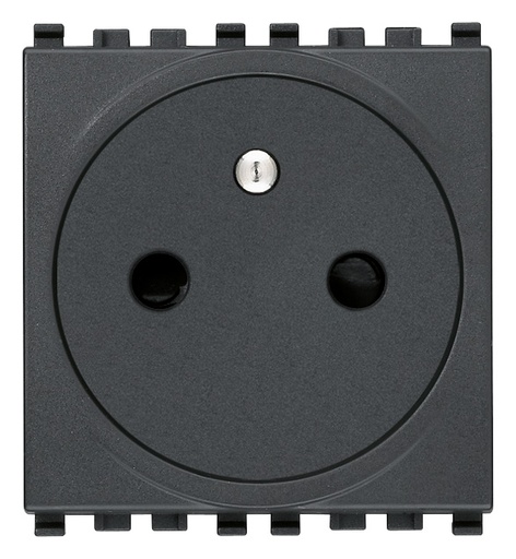 [VI20212.FL.FX] Vimar Eikon Flat - 2P+E16A Penaarde stopcontact SICURY (grijs)