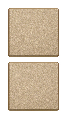 Vimar Eikon Exé Flat - 2 knoppen (satijn goud)