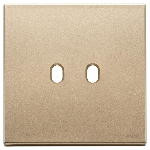 [VI22672.2.88] Vimar Eikon Exé Vintage - Afdekraam 2Mx2 (satijn goud)
