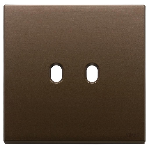 [VI22672.2.12] Vimar Eikon Exé Vintage - Plaque de recouvrement 2Mx2 (Bronze brossé)