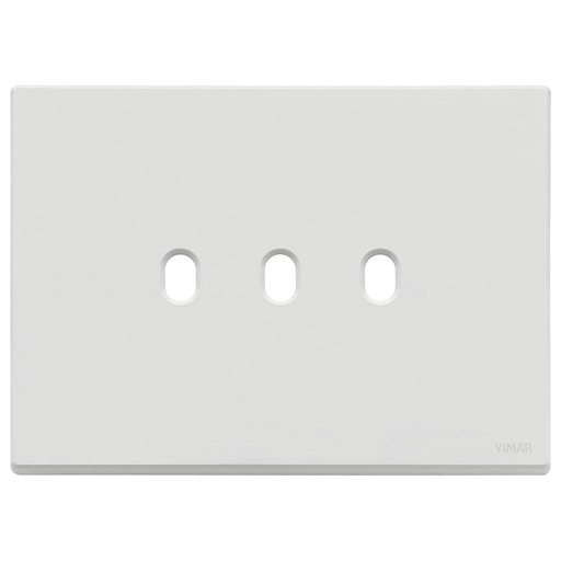 [VI22673.3.01] Vimar Eikon Exé Vintage - Plaque de recouvrement 3Mx3 (Blanc matte)