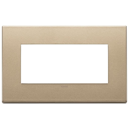 [VI22654.88] Vimar Eikon Exé - Afdekraam 4M (Metaal - Satijn goud)