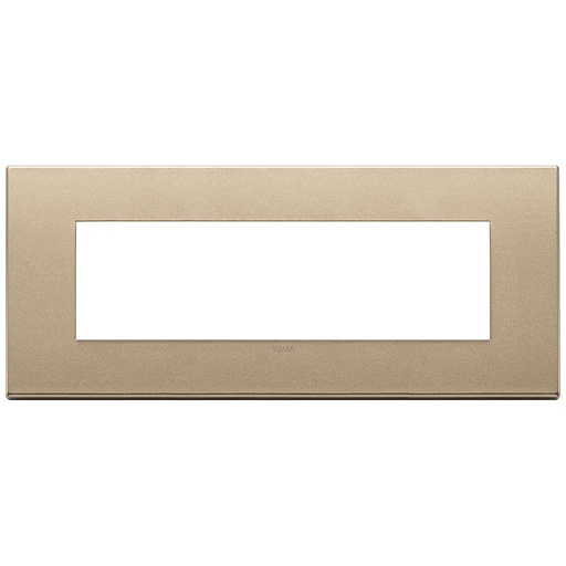 [VI22657.88] Vimar Eikon Exé - Plaque de recouvrement 7M (Métal - Or satiné)