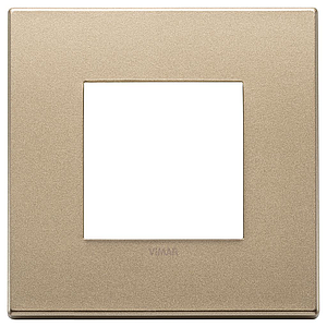 Vimar Eikon Exé - Afdekraam 2M (Metaal - Satijn goud)