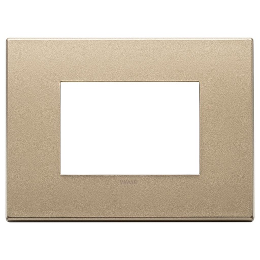 [VI22653.88] Vimar Eikon Exé - Afdekraam 3M (Metaal - Satijn goud)