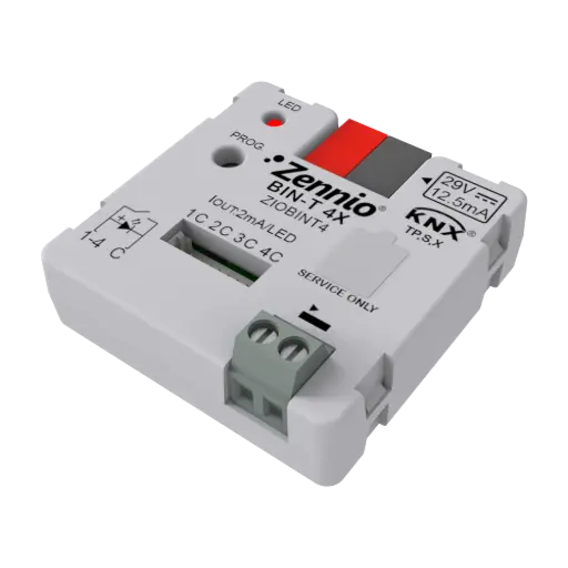 [ZEZIOBINT4] Zennio BIN-T 4X