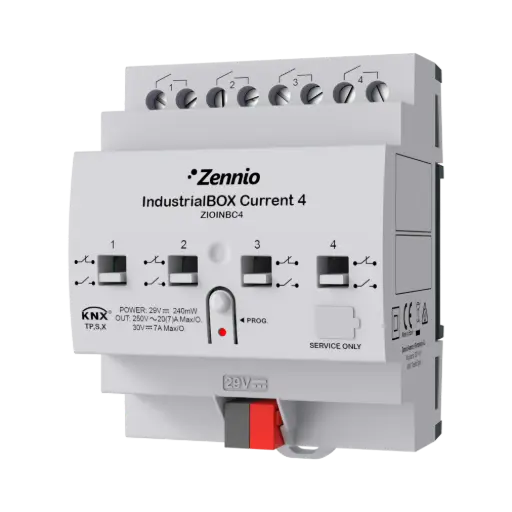 [ZEZIOINBC4] Zennio IndustrialBOX Current 4